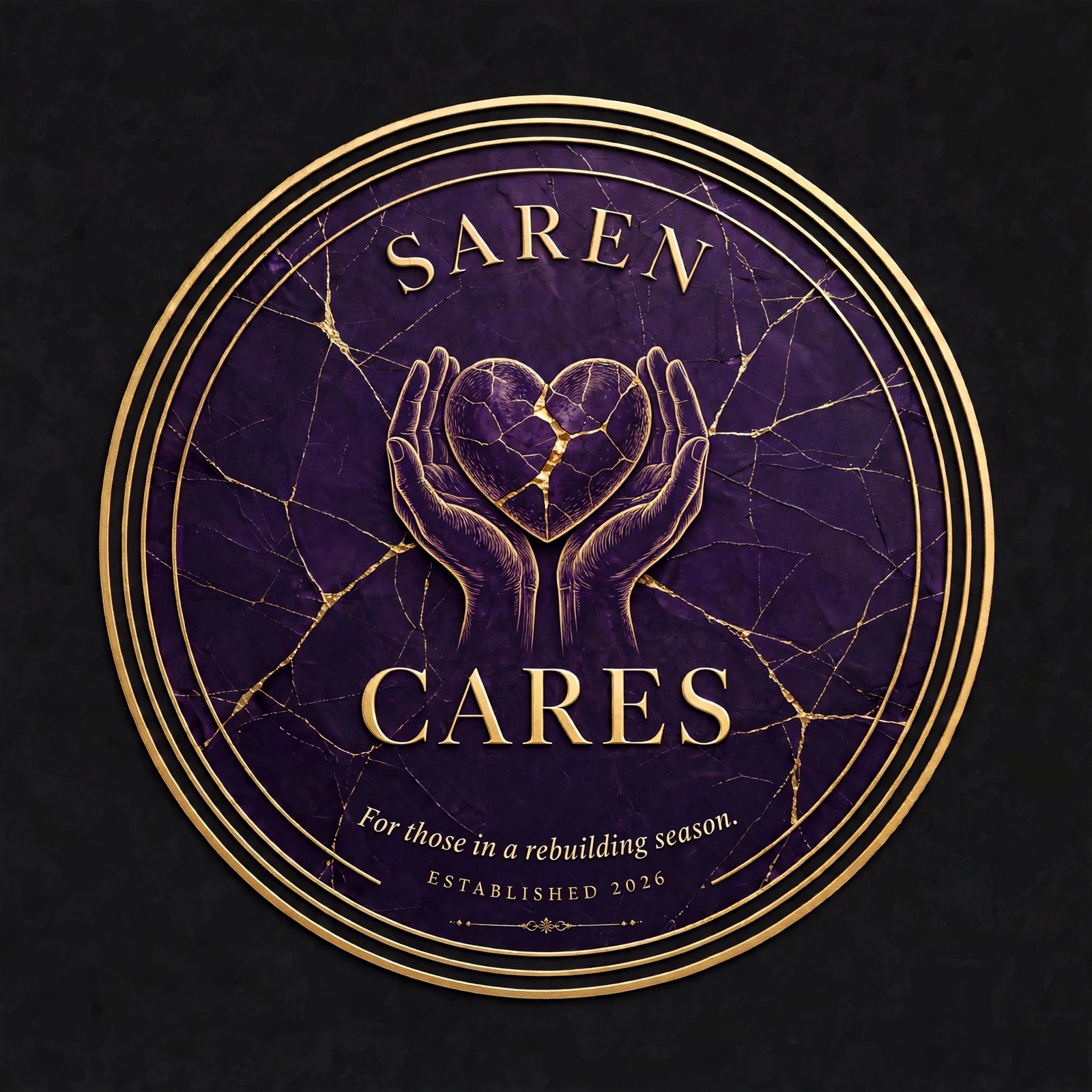 SAREN CARES seal