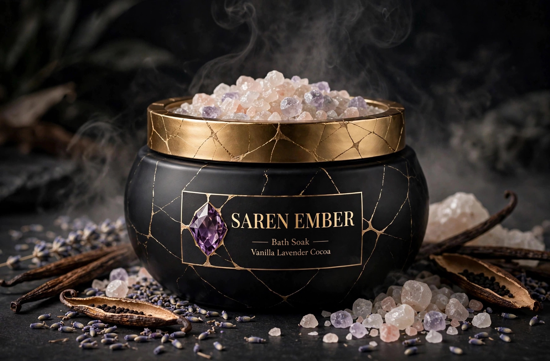 EMBER bath soak — Toujours SAREN concept rendering